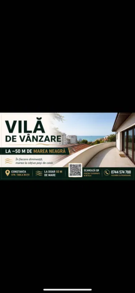 Vilă 288 m² cu vedere la mare – Faleza Nord, Delfinariu