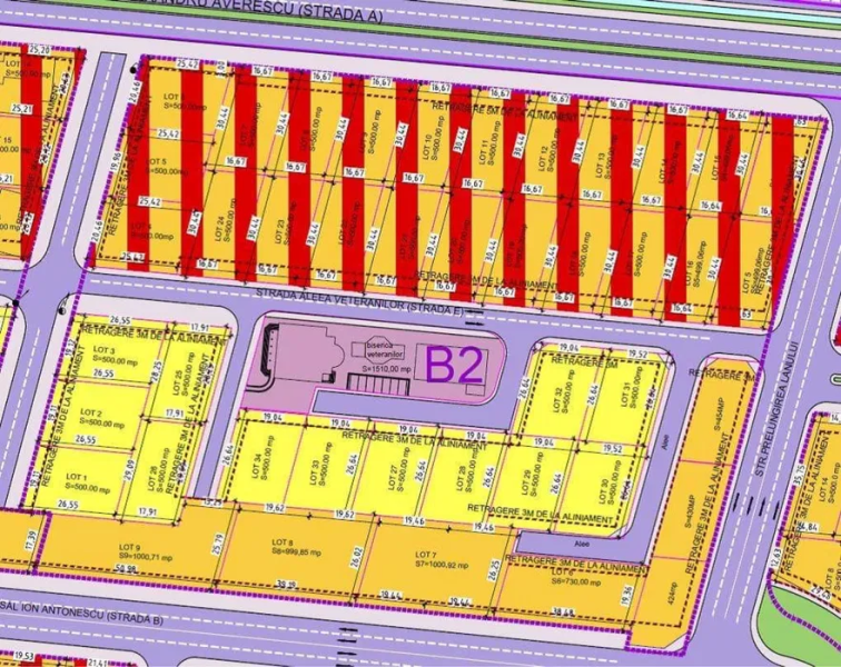 Teren intravilan 1.000 m² – Veterani, Constanța