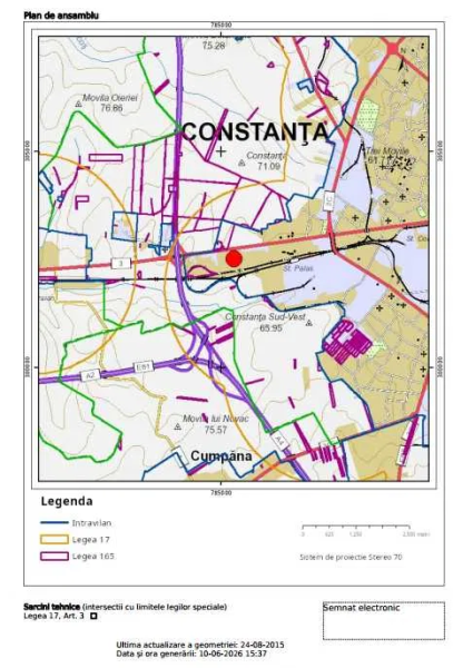 Teren intravilan 5.000 m² – zona Ancora, Constanța