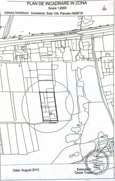 Teren intravilan 5.000 m² – zona Ancora, Constanța