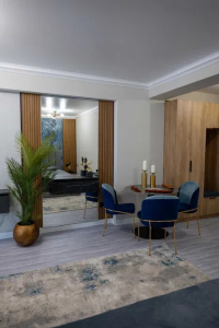 Studio 46,5 m² cu terasă și vedere la mare – White Titanic, Mamaia Nord