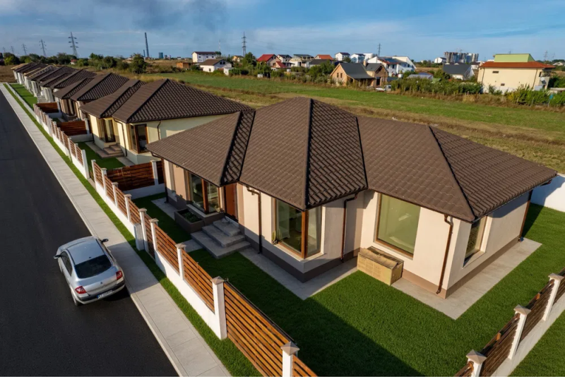 Casă individuală premium, 4 camere, 135 mp, teren 386 mp – Lazu