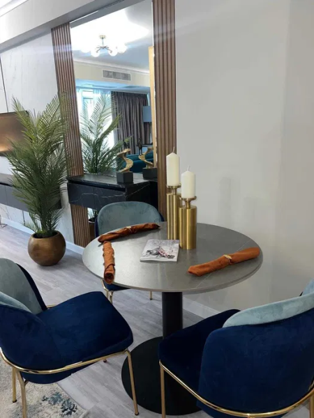 Studio 46,5 m² cu terasă și vedere la mare – White Titanic, Mamaia Nord
