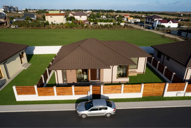 Casă individuală premium, 4 camere, 135 mp, teren 386 mp – Lazu